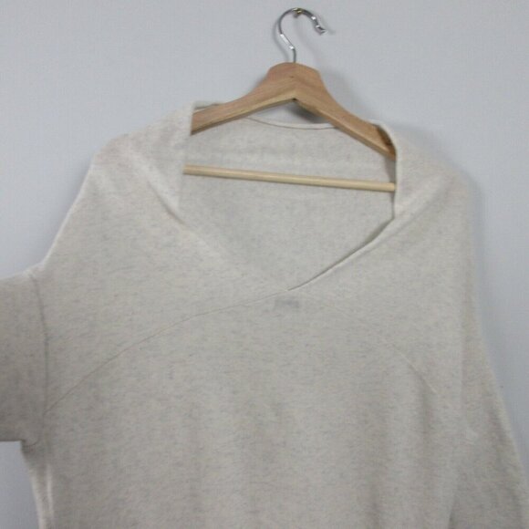Club Monaco Womens Cashmere 100% Ivory Open Back Medium M Luxury 214 - Picture 4 of 8